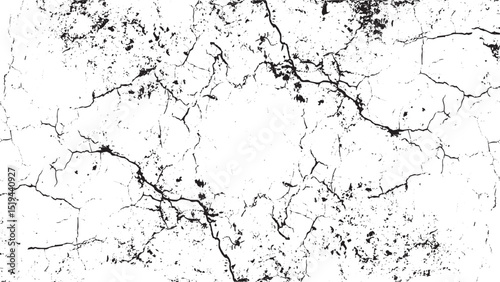 old cracked Texture Ground cracks top view, earthquake cracking holes, soil dry crack transparent background 