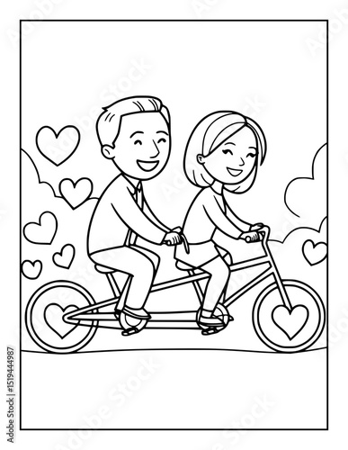 beautiful valentine day vector illustration