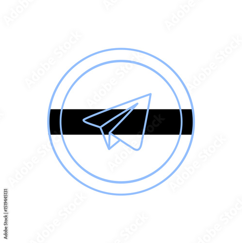 Paper plane icon