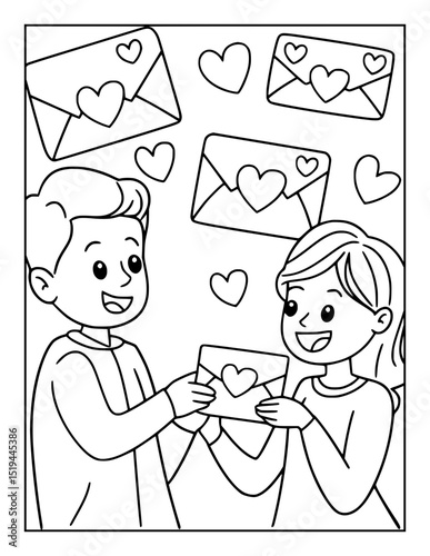 beautiful valentine day vector illustration