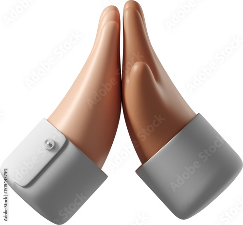 White skin hand giving high five to tanned skin hand