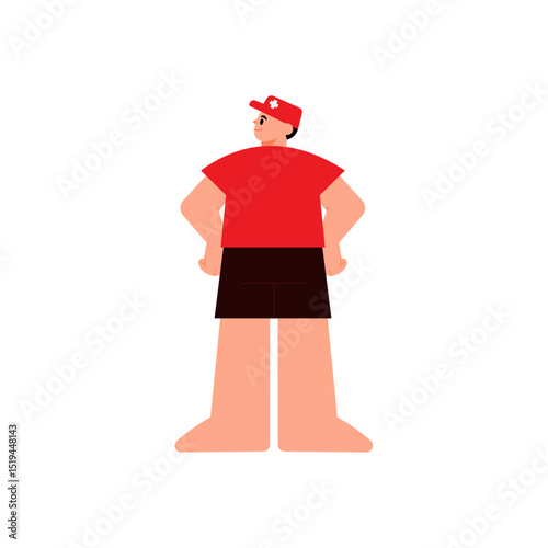 male_lifeguard_confident_pose_back_angle