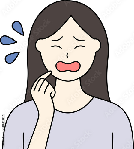 억지웃음 여