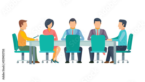 Team members collaborate in a meeting room to discuss project updates and strategies during a workday