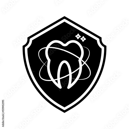 Teeth Protection icon on white background