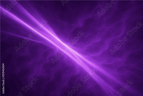 Abstract purple with light rays and a hint of smoke texture.