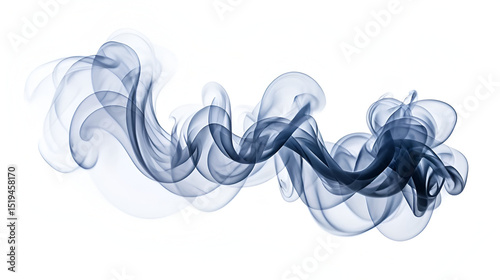 smoke isolated on white