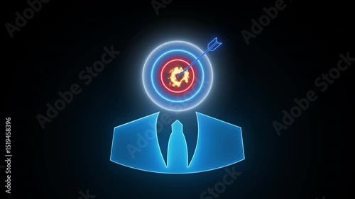 Recruitment, HR human resources solution concept. Management tool used to manage employee information in organization. Animated headhunter icon isolated on transparent background.