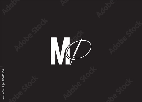 MP creative initial logo design and abstract logo