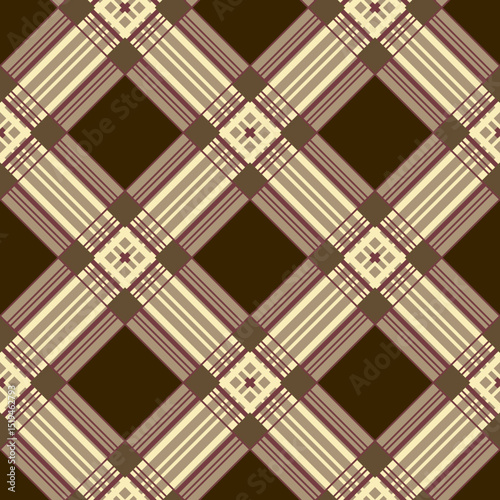 Vector - squares scottish style seamless pattern.