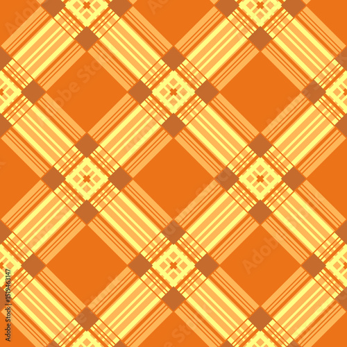 Vector - squares scottish style seamless pattern.