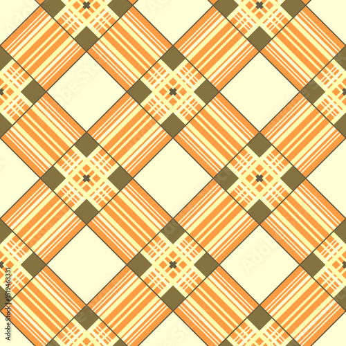 Vector - squares scottish style seamless pattern.
