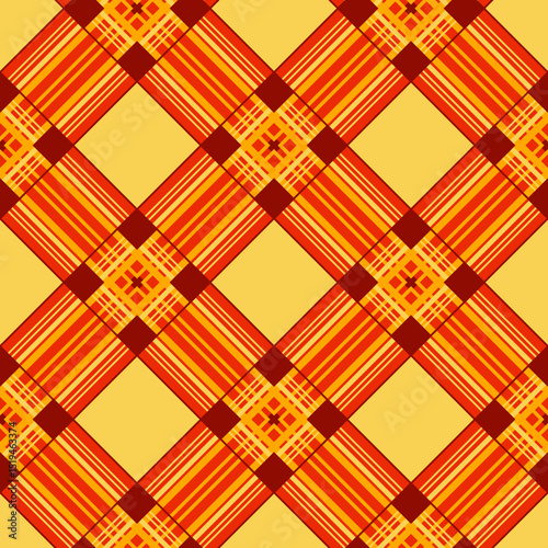 Vector - squares scottish style seamless pattern.
