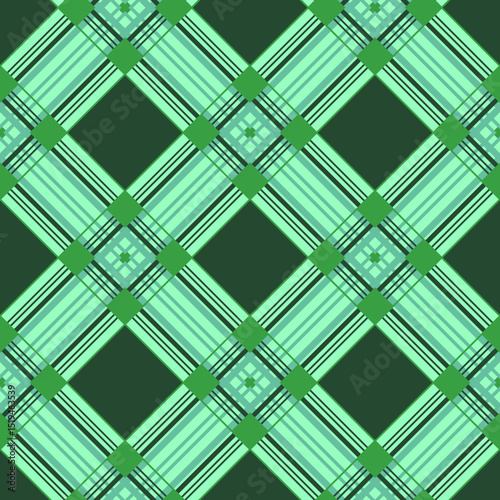 Vector - squares scottish style seamless pattern.