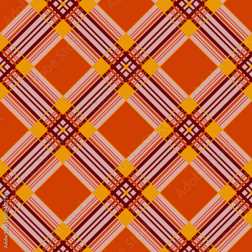 Vector - squares scottish style seamless pattern.