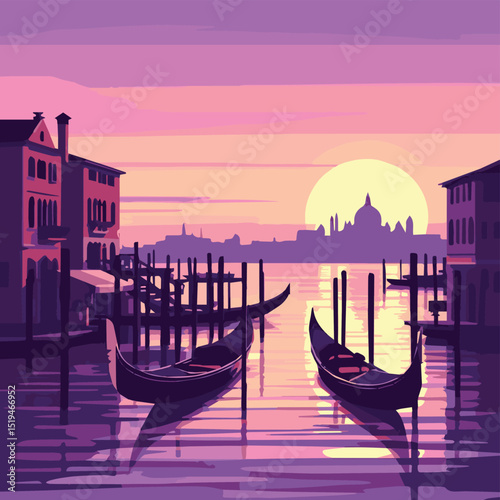 gondolas in venice