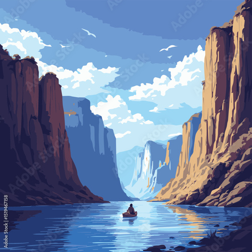 boat on the lake