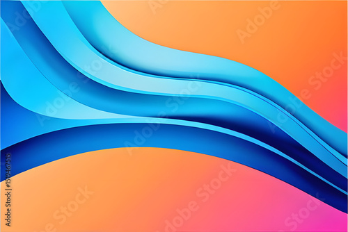 abstract colorful wave background