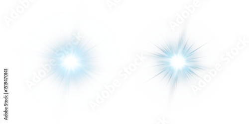 Vector transparent sunlight with sun glare. Overlay, Sun rays and glare, Sun, sunrays, light transitions, lens flare, light leaks and glare in PNG format. PNG sunlight flare. Golden flash and glare.