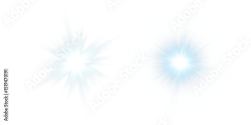 Vector transparent sunlight with sun glare. Overlay, Sun rays and glare, Sun, sunrays, light transitions, lens flare, light leaks and glare in PNG format. PNG sunlight flare. Golden flash and glare.