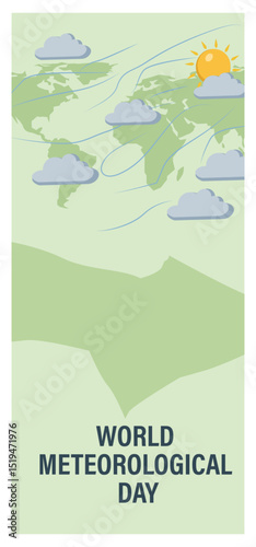 World Meteorological Day Vector Banner Set-01