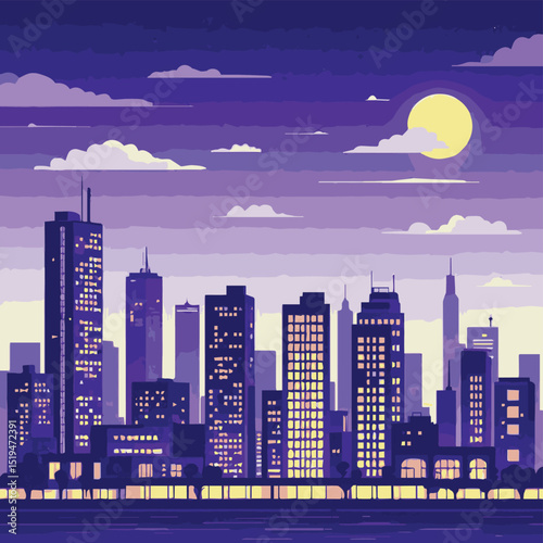 night city landscape