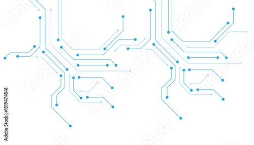 Electronics board. Circuit board electronic hi tech pattern. Vector abstract computer chip. Blue monochrome background.0