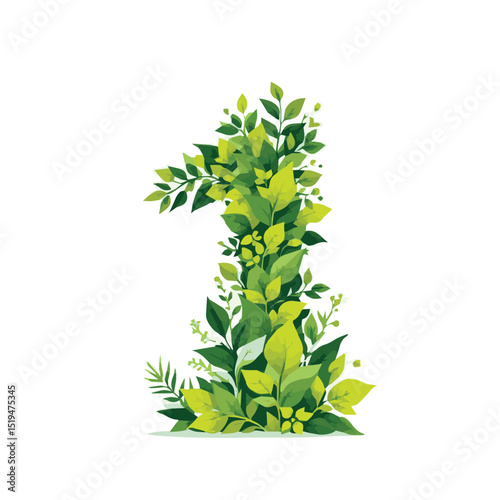 Leaf Bush Number One – Natural Plant Form
