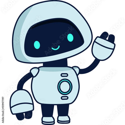 Futuristic Robot Illustration
