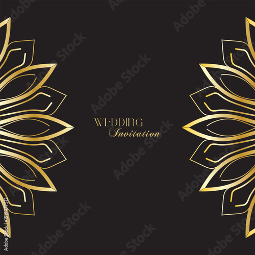 The Gold Mandala Wedding Iinvitation Card 19