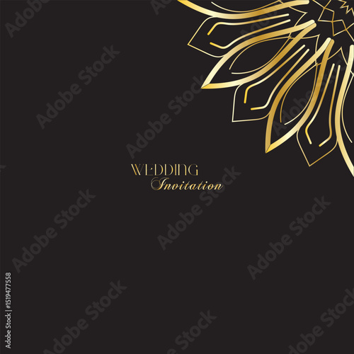The Gold Mandala Wedding Iinvitation Card 19