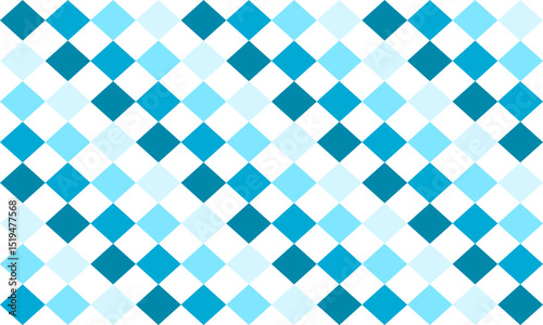 seamless geometric pattern, Seamless geometric diamond pattern in two tone blue green,  blue diamond checkerboard, chessboard seamless Repeat seamless pattern design for fabric printing or background