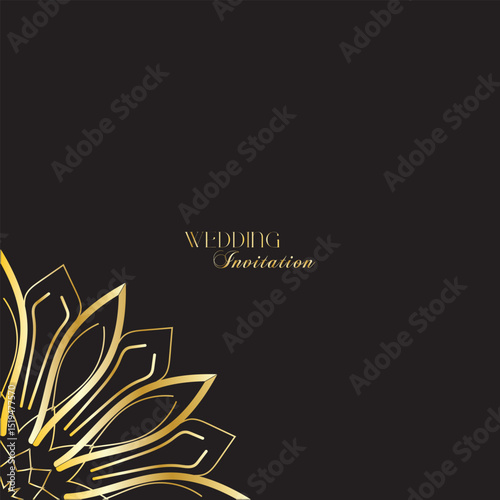 The Gold Mandala Wedding Iinvitation Card 19