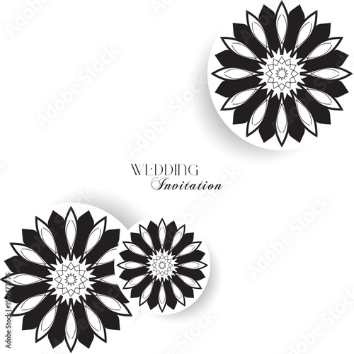 The Gold Mandala Wedding Iinvitation Card