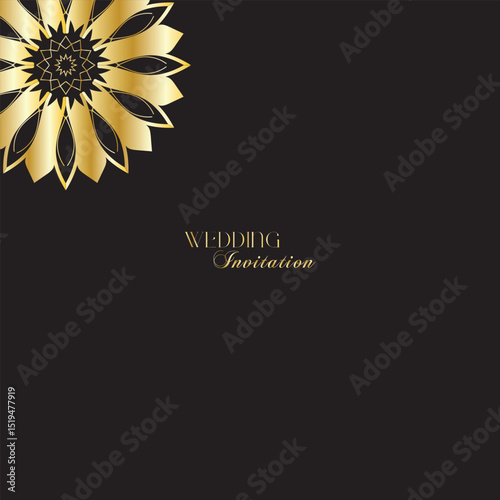 The Gold Mandala Wedding Iinvitation Card 19