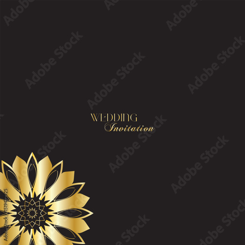 The Gold Mandala Wedding Iinvitation Card 19