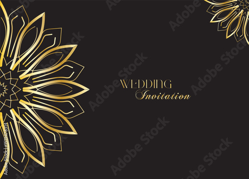The Gold Mandala Wedding Iinvitation Card 19