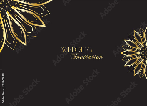The Gold Mandala Wedding Iinvitation Card 19