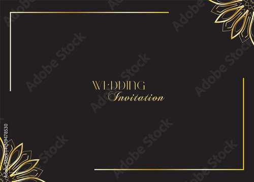 The Gold Mandala Wedding Iinvitation Card 19