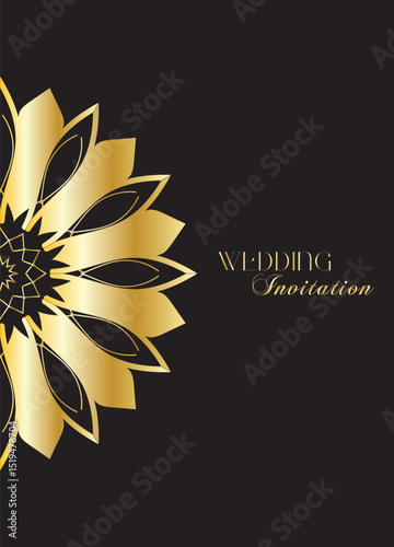The Gold Mandala Wedding Iinvitation Card 19