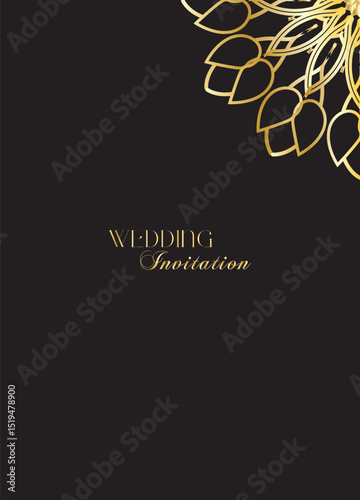 The Gold Mandala Wedding Iinvitation Card 19