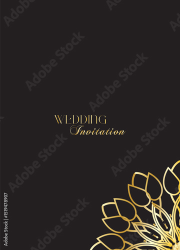 The Gold Mandala Wedding Iinvitation Card 19