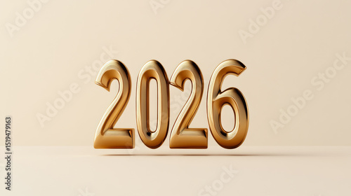 Golden numerals gleam futuristically, heralding 2026 with whispers of Gleisdreieck Park picnics and International Tea Day reveries