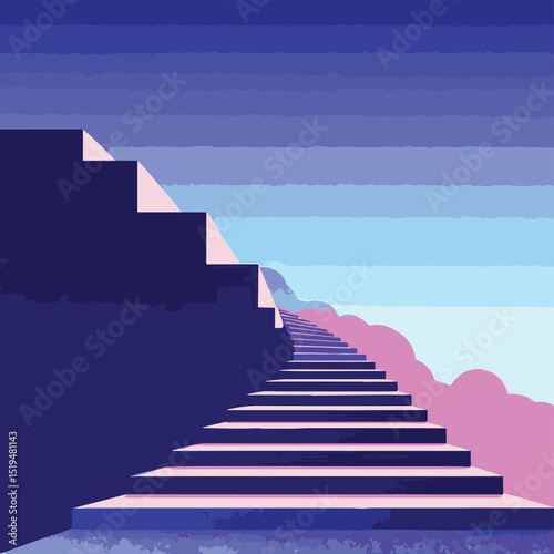 stairway to heaven vector