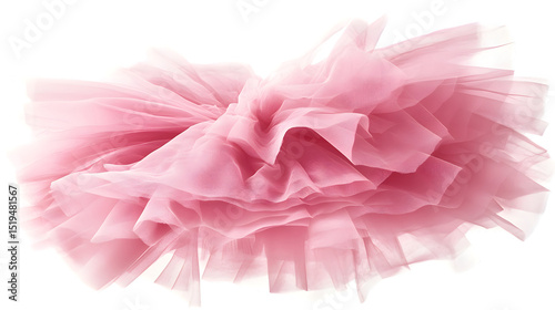 Elegant Tutu Practice with Layered Tulle Capturing Radiant Light