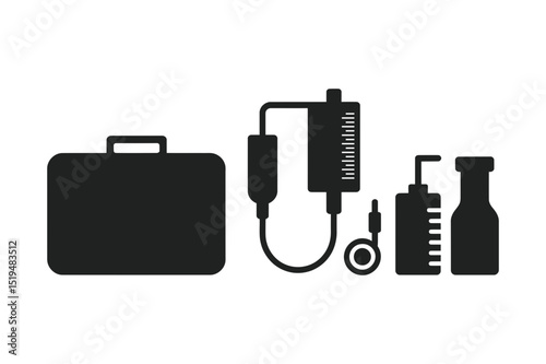 Medical travel kit emergency first aid equipment bag