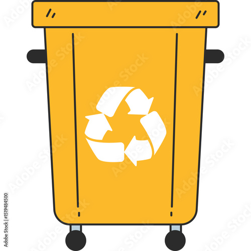 Trash Can Illustration