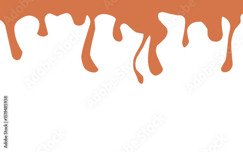Dripping paint molten splash shape frame background  (20250603103050).eps