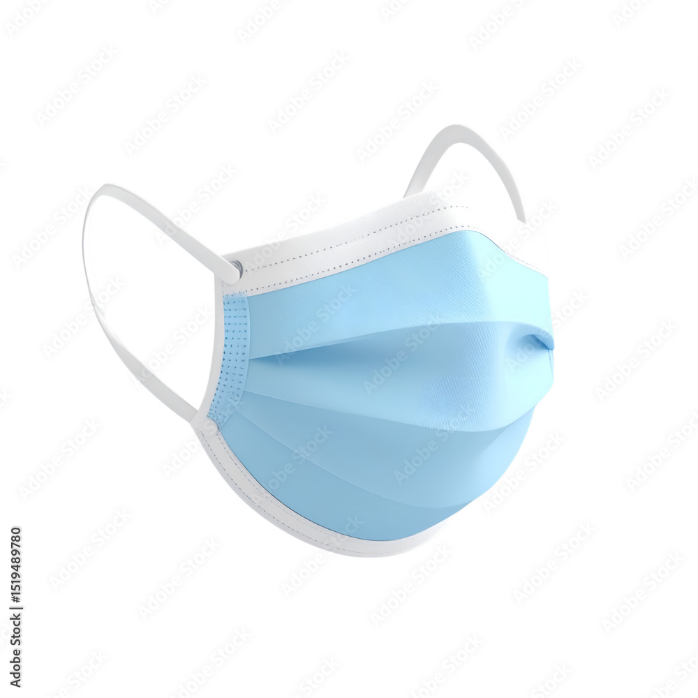 Disposable Face Mask: Light blue disposable face mask, medical mask, personal protective equipment, hygiene, safety, health, prevention, virus protection, disposable, medical, healthcare, protection. Disposable Face Mask: Light blue disposable face mask, medical mask, personal protective equipment, hygiene, safety, health, prevention, virus protection, disposable, medical, healthcare, protection.