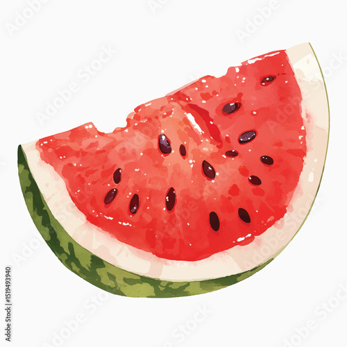 Juicy Watermelon Slice A Refreshing Summer Treat